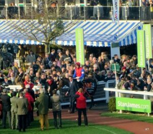 Quevega After Winning the Mares Hurdle in 2014