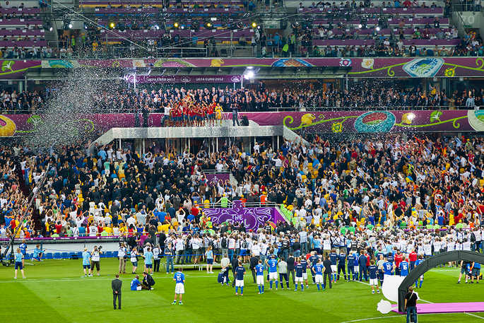 Spain Winning Euro 2012